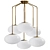  Moon Chandelier with Six Shades 3D model small image 8