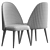 Luxe Velvet Romeo Chair Lavsit 3D model small image 6