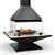  Panoramic Hanging Fireplace CANDLE 3D model small image 1