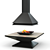  Panoramic Hanging Fireplace CANDLE 3D model small image 2