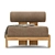  Stylish Vigo Outdoor Armchair 3D model small image 2