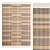 Kanthia Flat-Woven Rug: Stylish Elegance 3D model small image 1