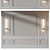 Modern Wall Panel Decor 131 3D model small image 1