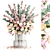 Cherry Blossom Tulip Vase Bouquet 3D model small image 1