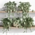 Plants Shelf 3D Model Kit 3D model small image 2