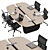 Versatile Meeting Table in Millimeters 3D model small image 3