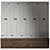 Adjustable Gym Locker: Space-saving Design 3D model small image 6