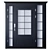 Modern Entrance Door Model 3D model small image 2