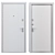 Securemme 549 Metal Entrance Door 3D model small image 4