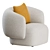 Marelli Noah Armchair: Stylish Comfort 3D model small image 6