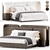 Lauren Double Bed 2015 Edition 3D model small image 2