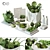 Green Kitchen Vegetable Set: 3D Models 3D model small image 8