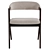 Stylish Anita Dining Chair Set 3D model small image 2