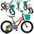 Schwinn Pink Girls Bike with Basket 3D model small image 6