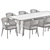  Modern Dining Set 04: Ash Design 3D model small image 4