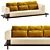 Luxury Velvet Sofa Mezzo COLBERT 3D model small image 1