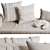 Tufted Cushion Set by Westwing 3D model small image 2