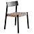 Modern Heisler Dining Chair Set 3D model small image 1