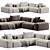 Modular Corner Fabric Sofa_Lapalma 3D model small image 1