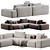 Modular Corner Fabric Sofa_Lapalma 3D model small image 3