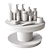 Bathroom Accessory Set 100 3D model small image 6