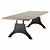 Stephane Dining Table: Welcoming, Spacious 3D model small image 1