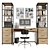 Modern Loft Office Set 3D model small image 2