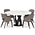 Elegant Dining Set Virtuos & Apriori 3D model small image 1