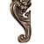 Carved Column for Staircase 3D model small image 3