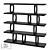  LoftDesigne 80605 Wooden Shelving 3D model small image 1