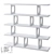  LoftDesigne 80605 Wooden Shelving 3D model small image 2