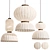 Renne Pendant Lights Set 2015 3D model small image 1