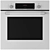 Bosch Electric Oven in Black & White 3D model small image 3