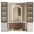 Modern Bathroom Vanity Set 2014 3D model small image 1