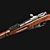 Historic Mosin Nagant Rifle 3D model small image 5