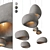 Handcrafted Khmara Pendant Lamps Set 3D model small image 3