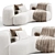 Tateyama Cloud Sofa: Stylish 2015 Design 3D model small image 5