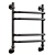 500x500mm Heated Towel Rail 3D model small image 3