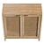 Modern Safura 34 Sideboard: UV Unwrapped, Real Size 3D model small image 3