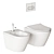 Integra Wall-Hung WC & Bidet 3D model small image 5