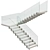 Travertine Stairs: Elegant Ascension 3D model small image 1