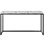 Elegant Arielle Console Table, Argento 3D model small image 3