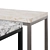 Elegant Arielle Console Table, Argento 3D model small image 4