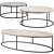 Elegant Arielle Coffee Table Collection 3D model small image 1