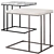 Argento Arielle C Table, Arhaus 3D model small image 1