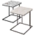 Argento Arielle C Table, Arhaus 3D model small image 2