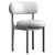 Modern Wood Dining Chair, Variety 3D model small image 6