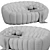 Modern Bubble Sofa Roche Bobois 3D model small image 4