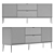 Designer Sideboard Rio SV 3D model small image 3