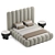 Elvemobilya Bed - Elegant Design 3D model small image 2